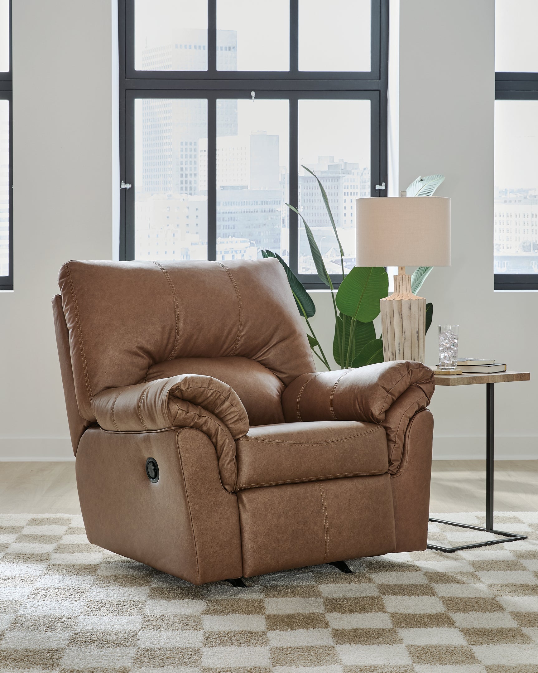 WillowBend Caramel Sofa, Loveseat and Recliner - Ornate Home
