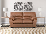 WillowBend Caramel Sofa and Loveseat - Ornate Home