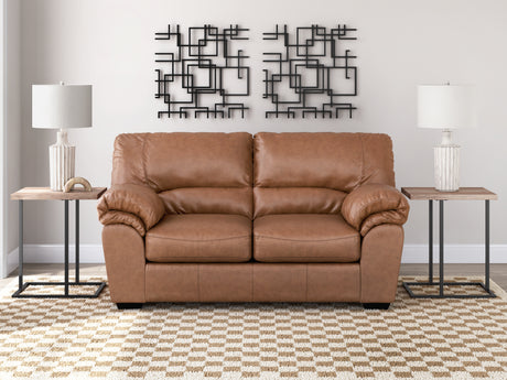 WillowBend Caramel Sofa and Loveseat - Ornate Home