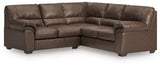 WillowBend Umber 2-Piece L Shaped Sectional - Ornate Home