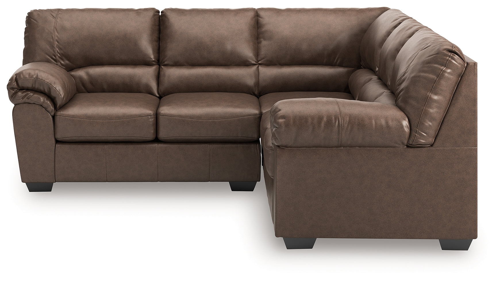 WillowBend Umber 2-Piece L Shaped Sectional - Ornate Home