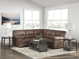 WillowBend Umber 2-Piece Sectional - Ornate Home