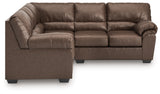 WillowBend Umber 2-Piece Sectional - Ornate Home