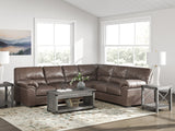 WillowBend Umber 3-Piece L Shaped Sectional (Online Special Price) - Ornate Home