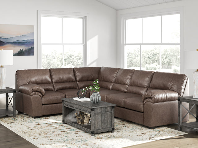 WillowBend Umber 3-Piece Sectional - Ornate Home