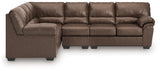 WillowBend Umber 3-Piece Sectional - Ornate Home