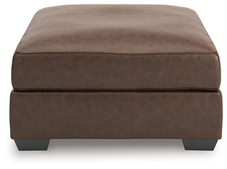 WillowBend Umber Oversized Accent Ottoman - Ornate Home