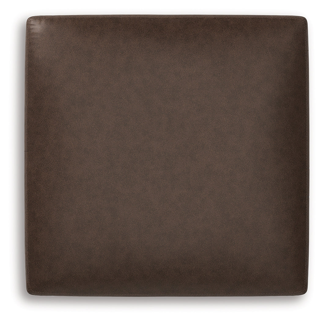 WillowBend Umber Oversized Accent Ottoman - Ornate Home