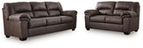 WillowBend Umber Sofa and Loveseat - Ornate Home