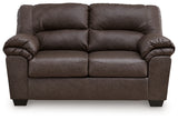 WillowBend Umber Sofa and Loveseat - Ornate Home