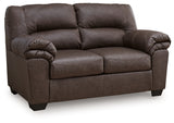 WillowBend Umber Sofa and Loveseat - Ornate Home