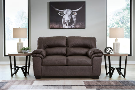 WillowBend Umber Sofa and Loveseat - Ornate Home