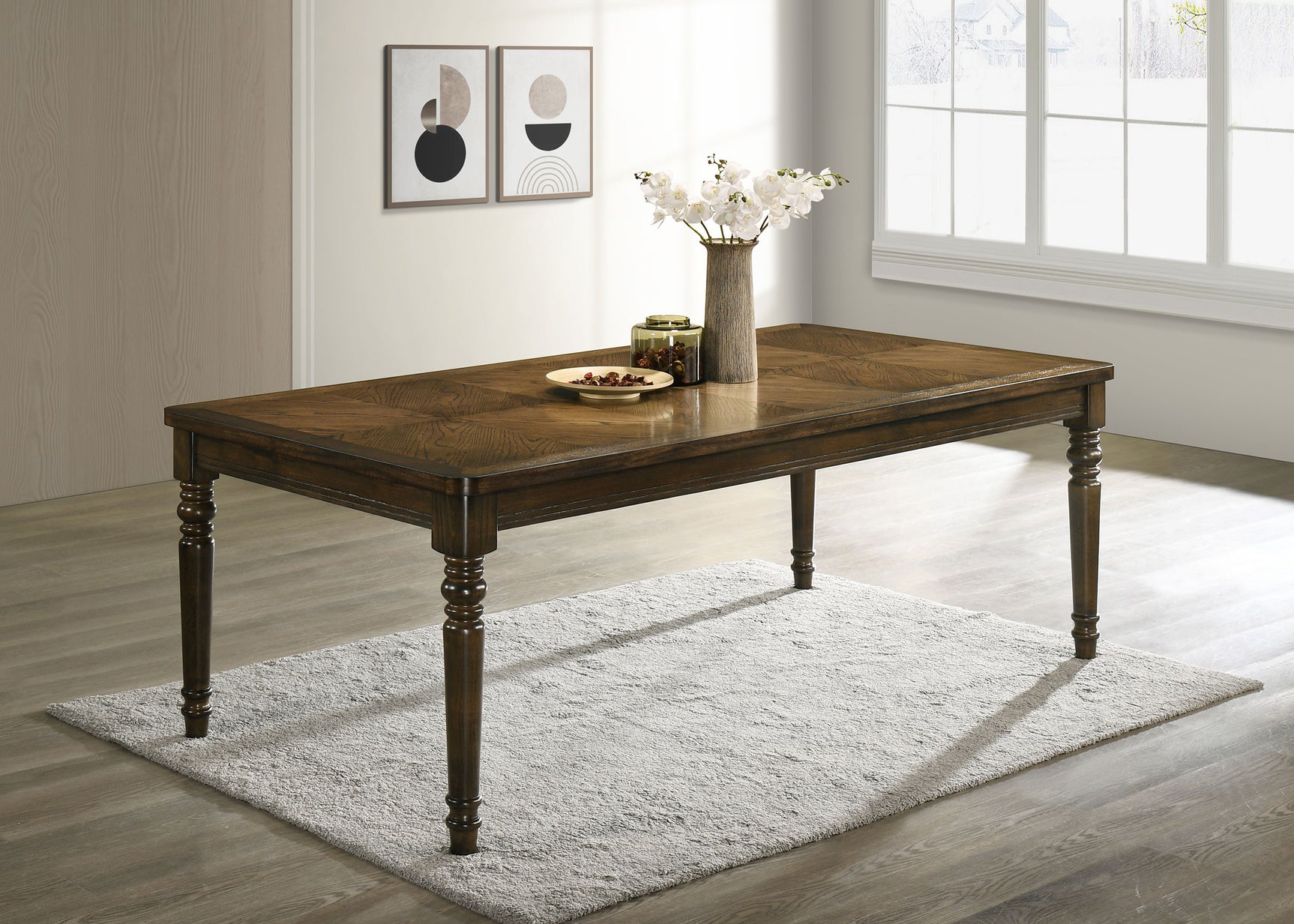 Willowbrook Chestnut Dining Room Table - Ornate Home