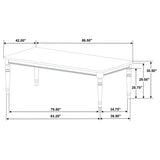 Willowbrook Chestnut Dining Room Table - Ornate Home