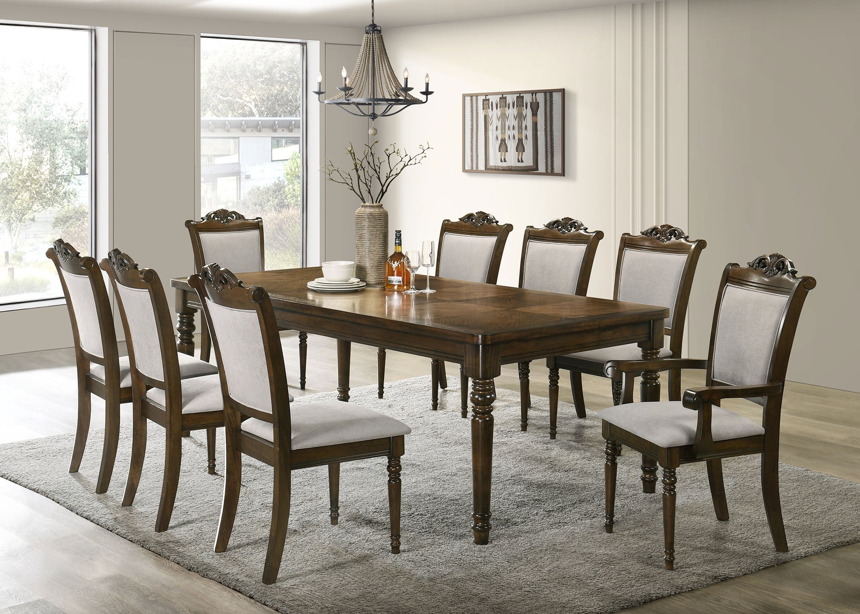 Willowbrook Chestnut Dining Room Table - Ornate Home
