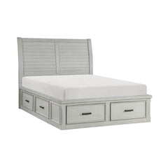 Willowbrook Light Gray 4-Piece Queen Bedroom Set - Ornate Home