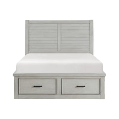 Willowbrook Light Gray 4-Piece Queen Bedroom Set - Ornate Home