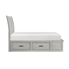 Willowbrook Light Gray 4-Piece Queen Bedroom Set - Ornate Home