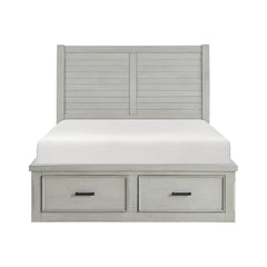 Willowbrook Light Gray 5-Piece Queen Bedroom Set - Ornate Home
