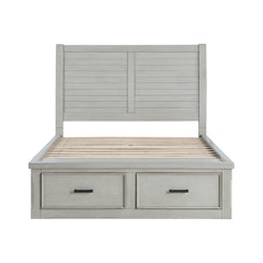 Willowbrook Light Gray 5-Piece Queen Bedroom Set - Ornate Home