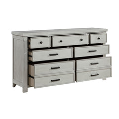 Willowbrook Light Gray 5-Piece Queen Bedroom Set - Ornate Home