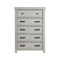 Willowbrook Light Gray 5-Piece Queen Bedroom Set - Ornate Home