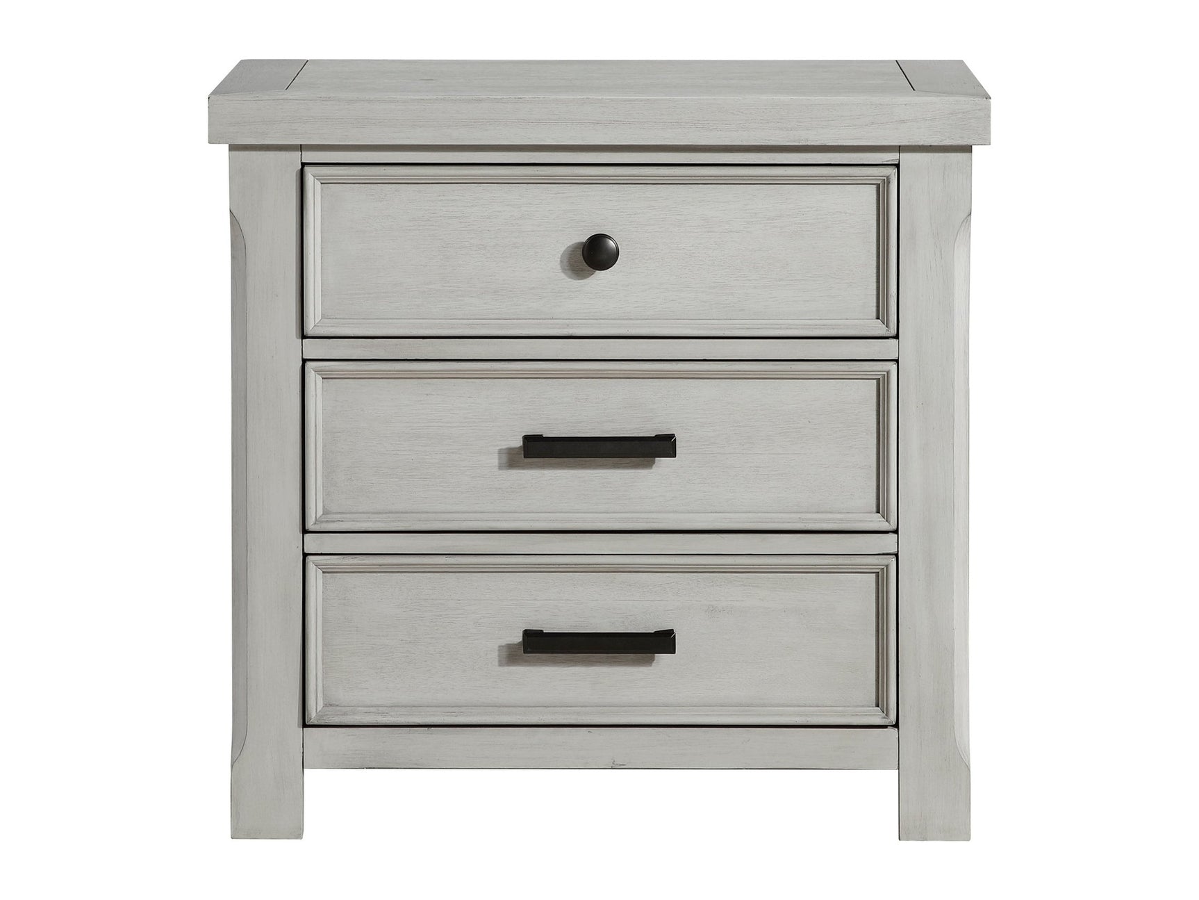 Willowbrook Light Gray Nightstand - Ornate Home
