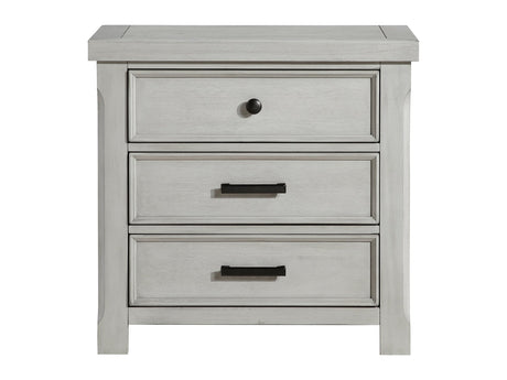 Willowbrook Light Gray Nightstand - Ornate Home