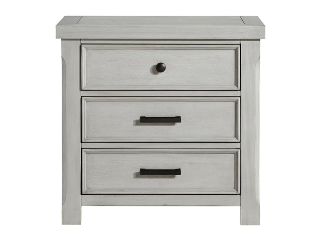 Willowbrook Light Gray Nightstand - Ornate Home
