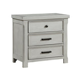 Willowbrook Light Gray Nightstand - Ornate Home