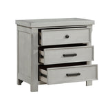 Willowbrook Light Gray Nightstand - Ornate Home