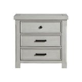 Willowbrook Light Gray Nightstand - Ornate Home