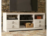 Willowton 64" TV Stand w/ Fireplace Option (Online Special Price) - Ornate Home