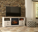 Willowton 64" TV Stand w/ Fireplace Option (Online Special Price) - Ornate Home