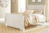 Willowton Gray Queen Sleigh Bed - Ornate Home