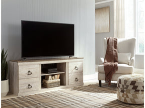 Willowton Whitewash 60" TV Stand (Online Special Price) - Ornate Home