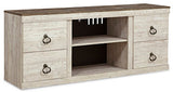 Willowton Whitewash 60" TV Stand (Online Special Price) - Ornate Home