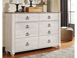 Willowton Whitewash Dresser - Ornate Home