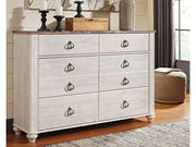 Willowton Whitewash Dresser - Ornate Home