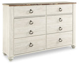 Willowton Whitewash Dresser - Ornate Home