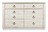 Willowton Whitewash Dresser - Ornate Home