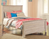 Willowton Whitewash Full Panel Bed (Online Special Price) - Ornate Home