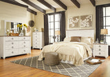 Willowton Whitewash Queen Panel Headboard   B267-57 - Ornate Home
