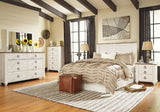 Willowton Whitewash Queen Panel Headboard   B267-57 - Ornate Home