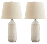 Willport Off White Table Lamp (Set of 2) - Ornate Home