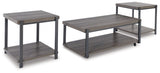 Wilmaden Gray/Black Table (Set of 3) (Online Special Price) - Ornate Home