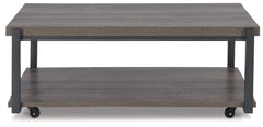 Wilmaden Gray/Black Table (Set of 3) - Ornate Home
