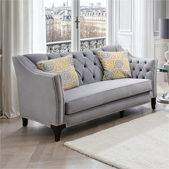 Wilmette Gray Loveseat - Ornate Home