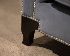 Wilmette Gray Loveseat - Ornate Home