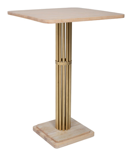 Wilou Natural Bar Table - Ornate Home